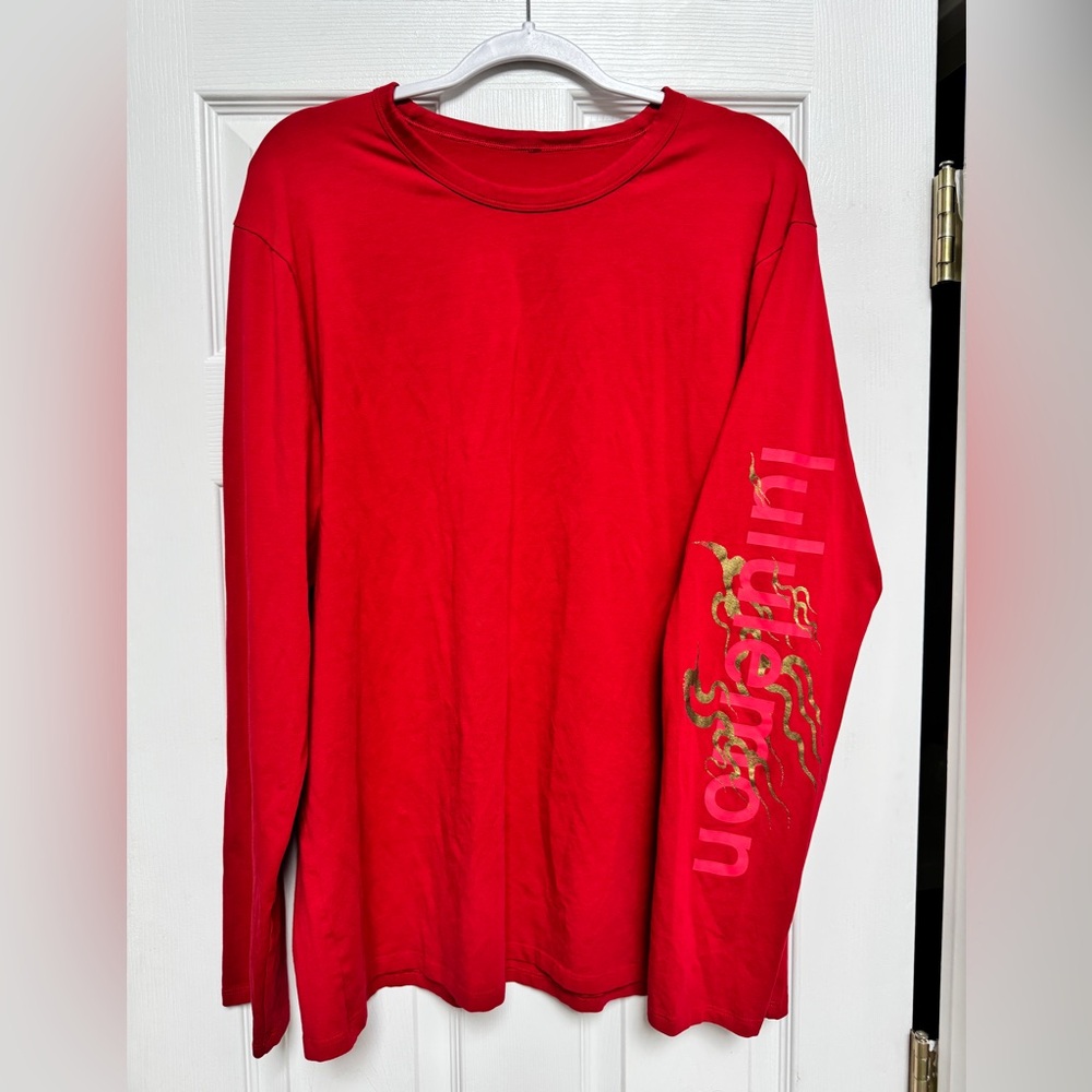 Like new lululemon fundamental tee long sleeve lunar new year *limited edition*